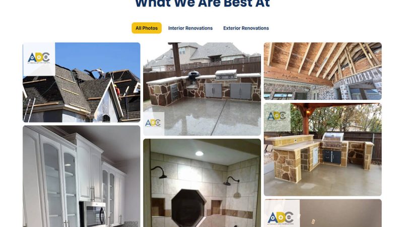 Affordable DFW Contractors construction project portfolio