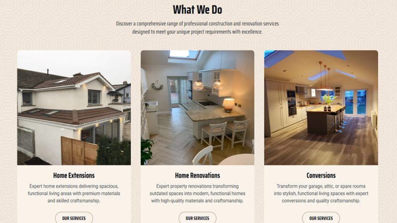 Duff Construction building and construction services in Dublin