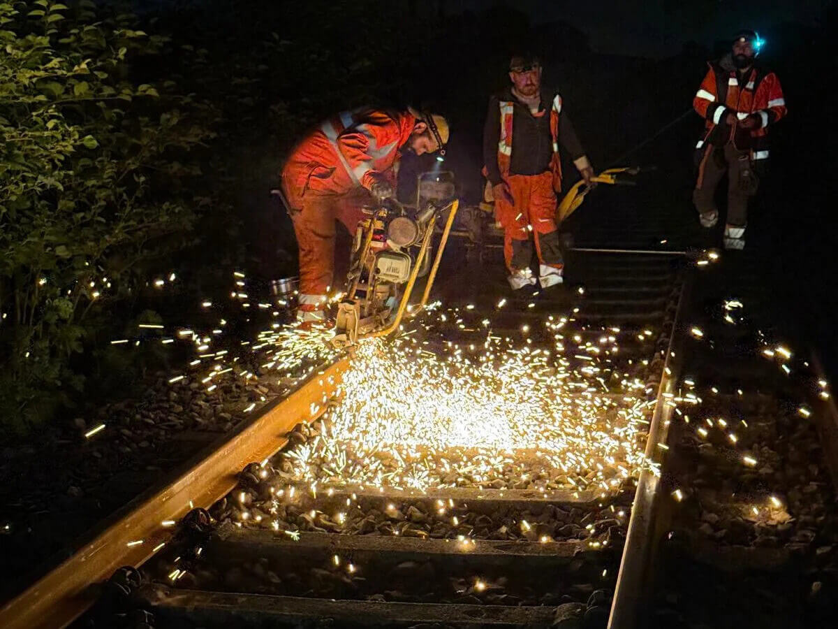 Fix Gleisbau German railway construction company website developed by DevWizzy