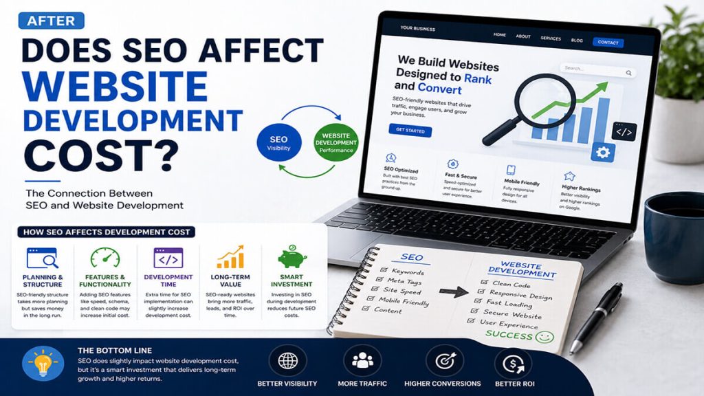 Relationship between SEO and website development cost