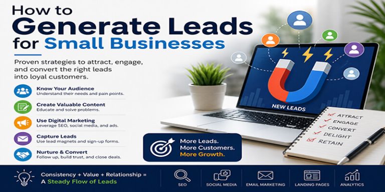 How to generate leads for small businesses using digital marketing