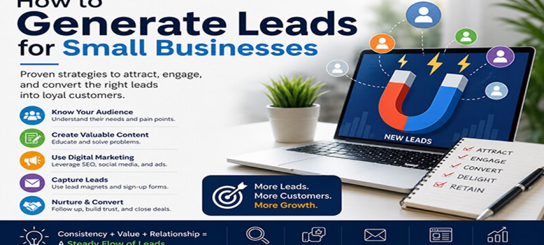 How to generate leads for small businesses using digital marketing